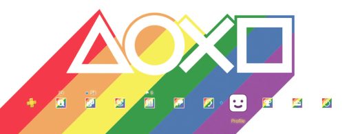 sony orgullo lgbt menú ps4